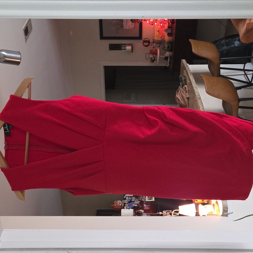 Lulu's Vibrant Red Sleeveless Mini Dress